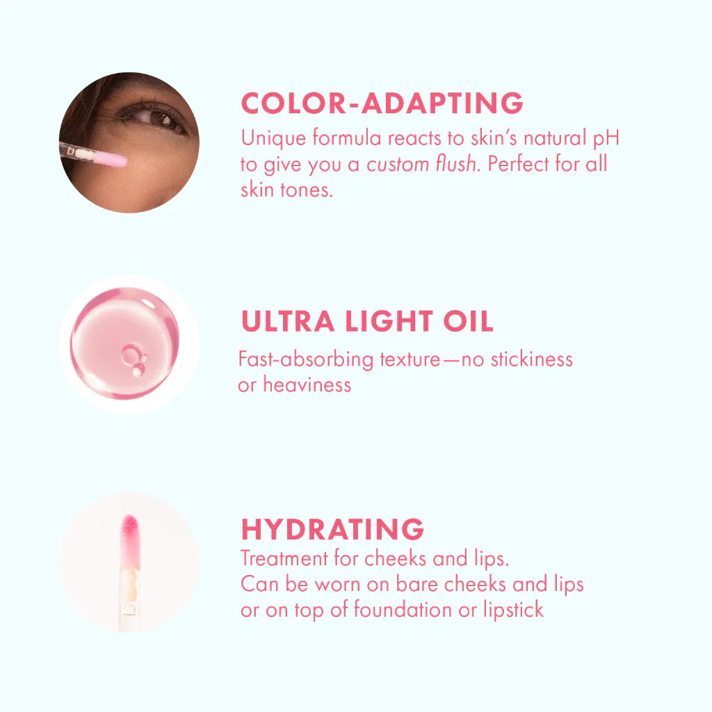 Blk Cosmetics Fresh Color Adapting Lip And Cheek Oil - Image 4