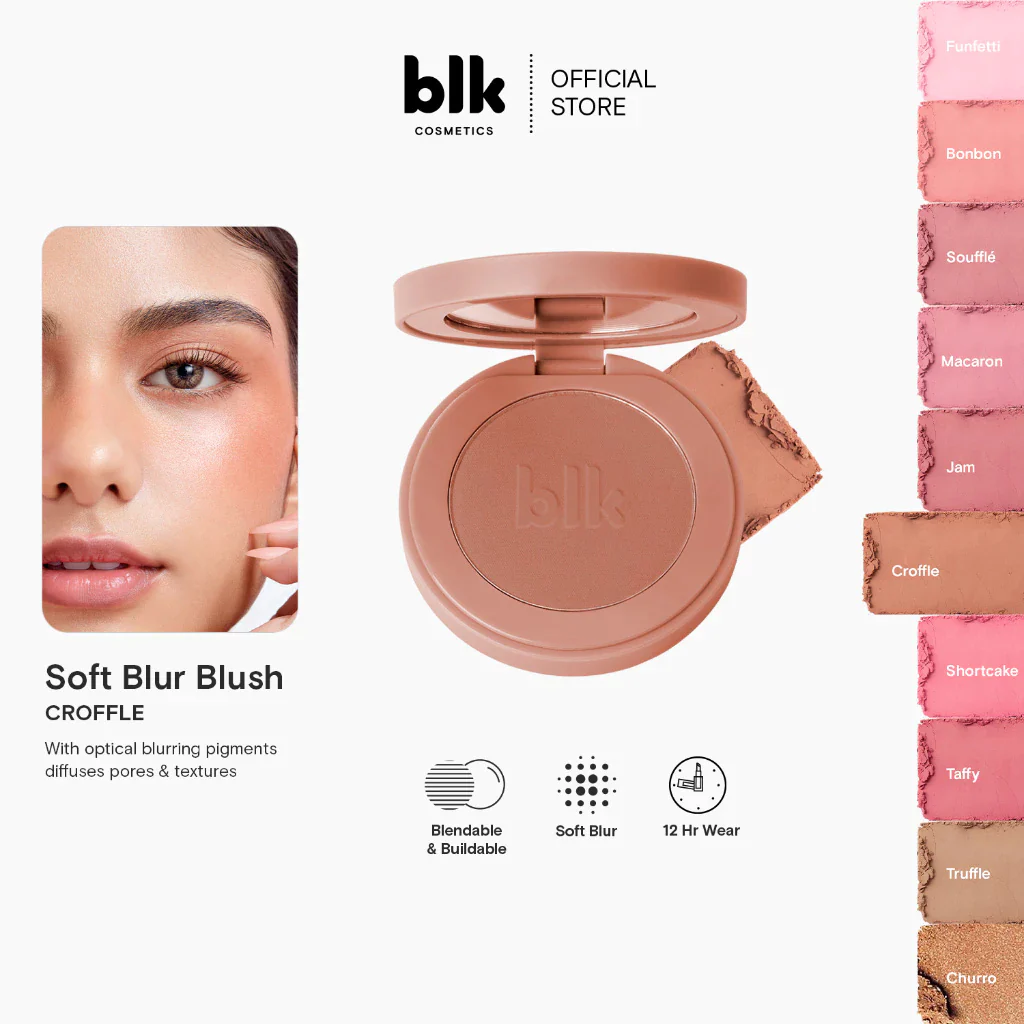 Blk Cosmetics Soft Blur Powder Blush 4g - Image 7