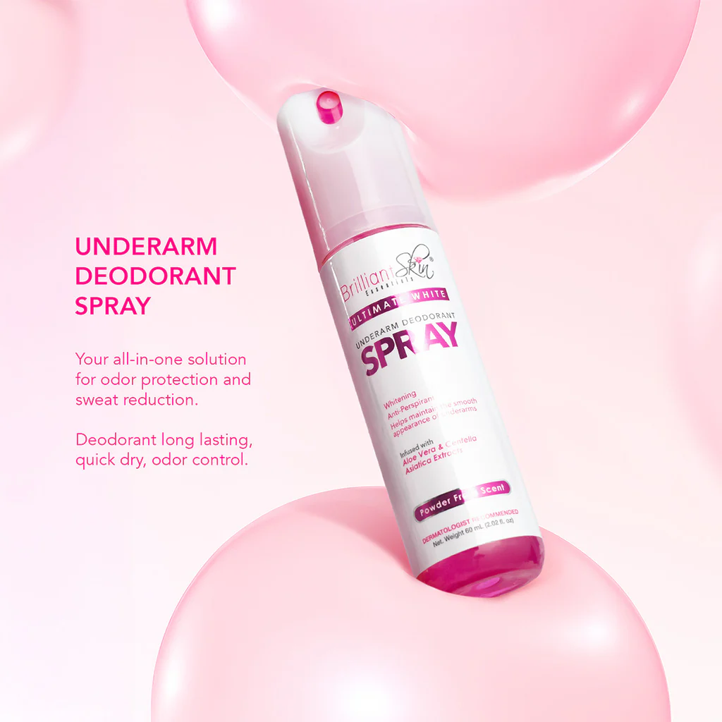 Brilliant Skin Ultimate White Underarm Deodorant Spray 60mL - Image 3