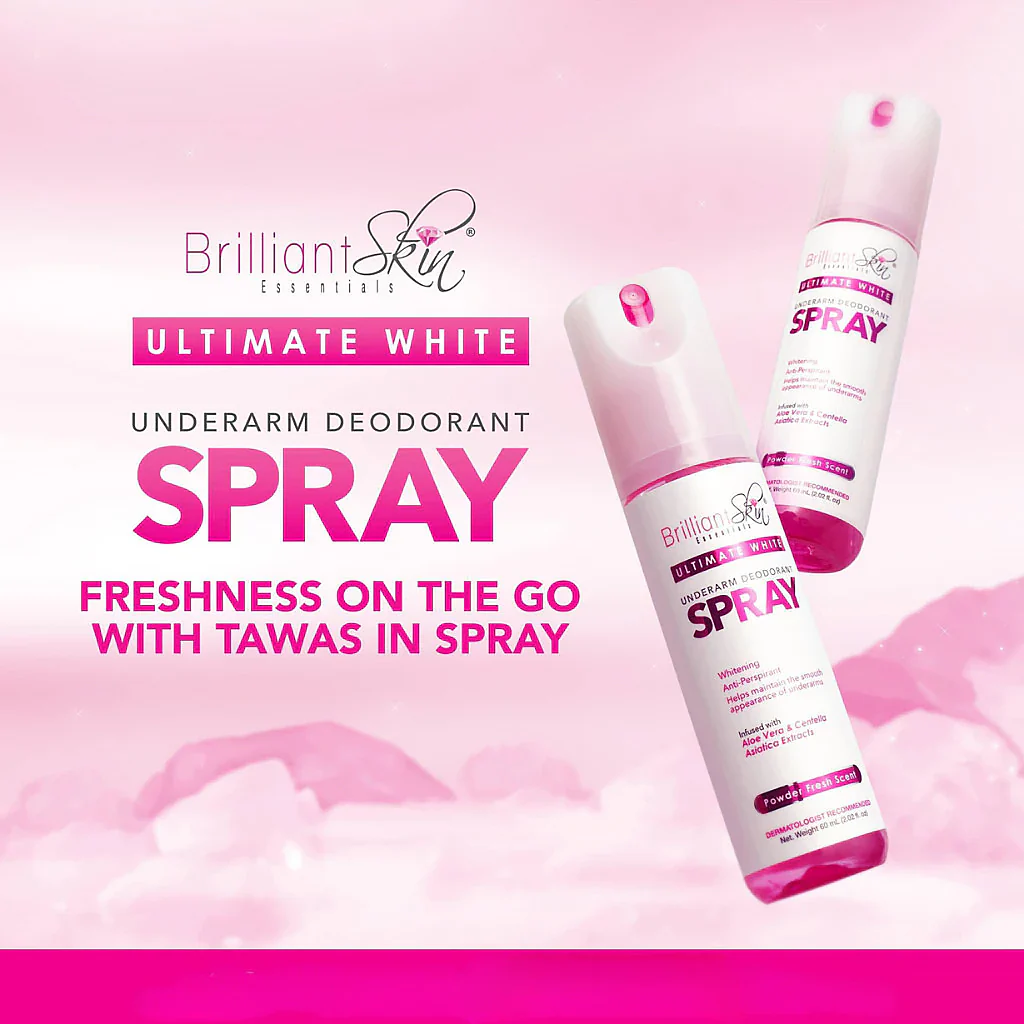 Brilliant Skin Ultimate White Underarm Deodorant Spray 60mL - Image 4