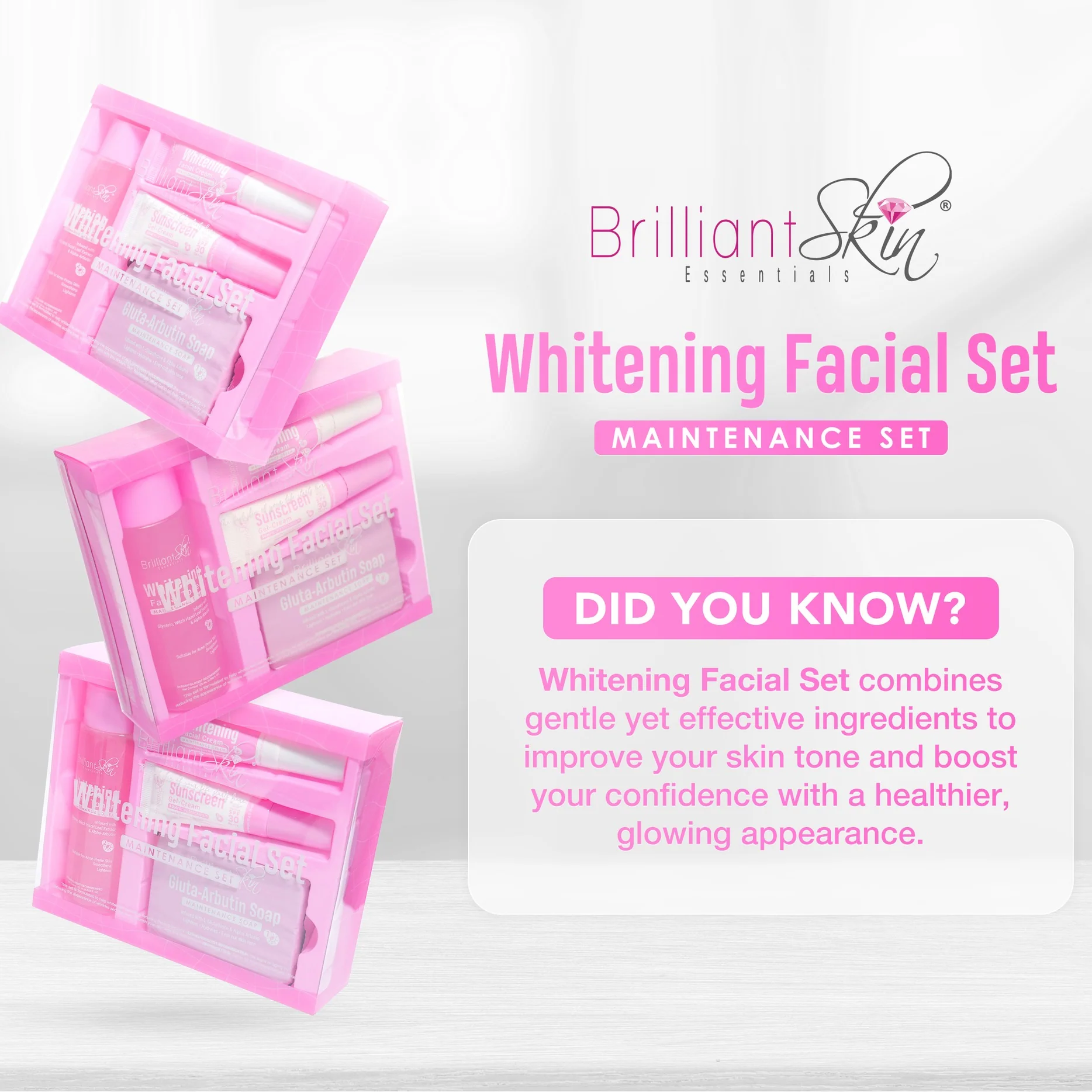 Brilliant Skin Whitening Facial Set - Image 5