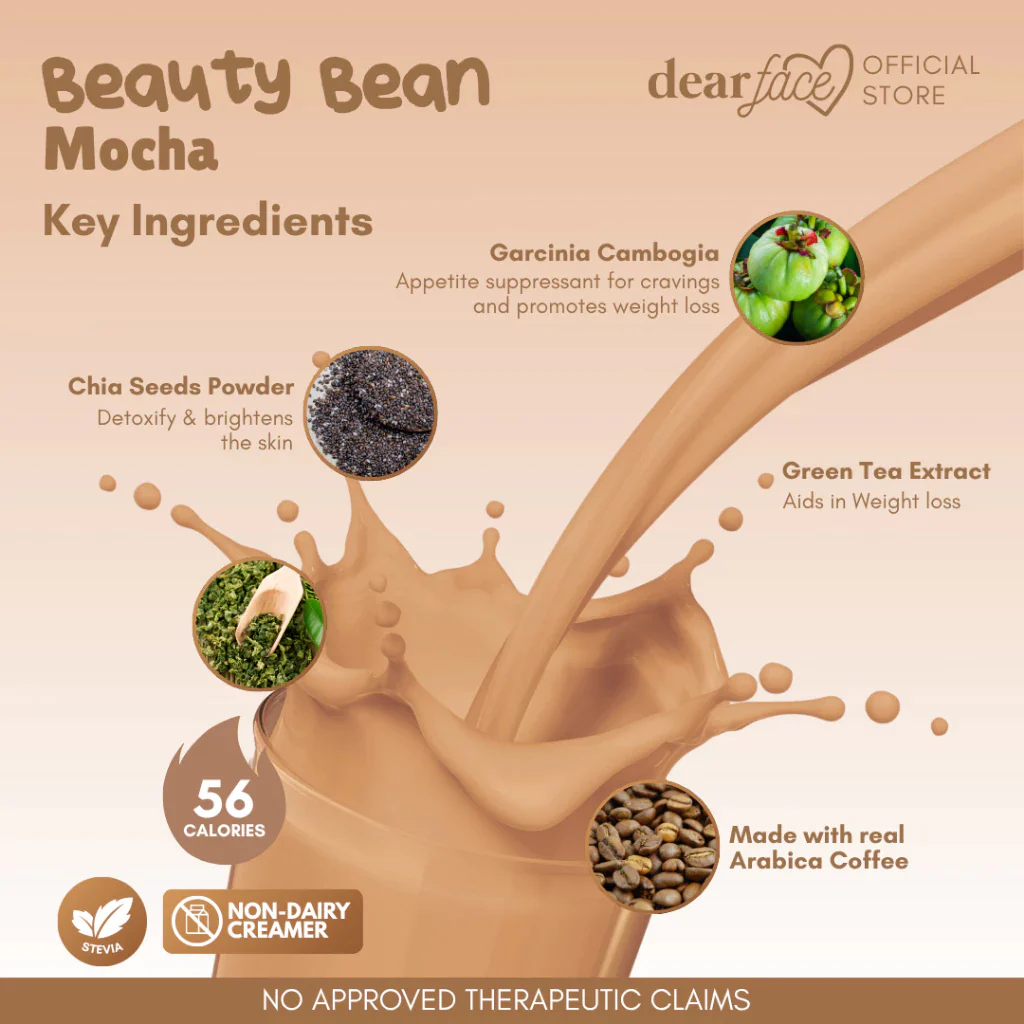 Dear Face Beauty Bean Mocha Coffee - Image 4