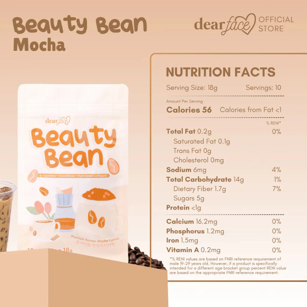 Dear Face Beauty Bean Mocha Coffee - Image 5