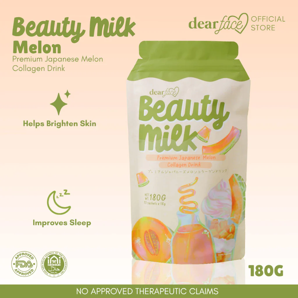 Dear Face Beauty Milk Melon Collagen Drink - Image 6
