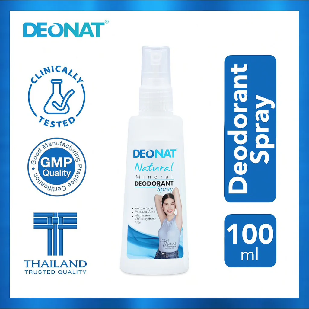 Deonat Natural Mineral Deodorant Spray 100ml - Image 3