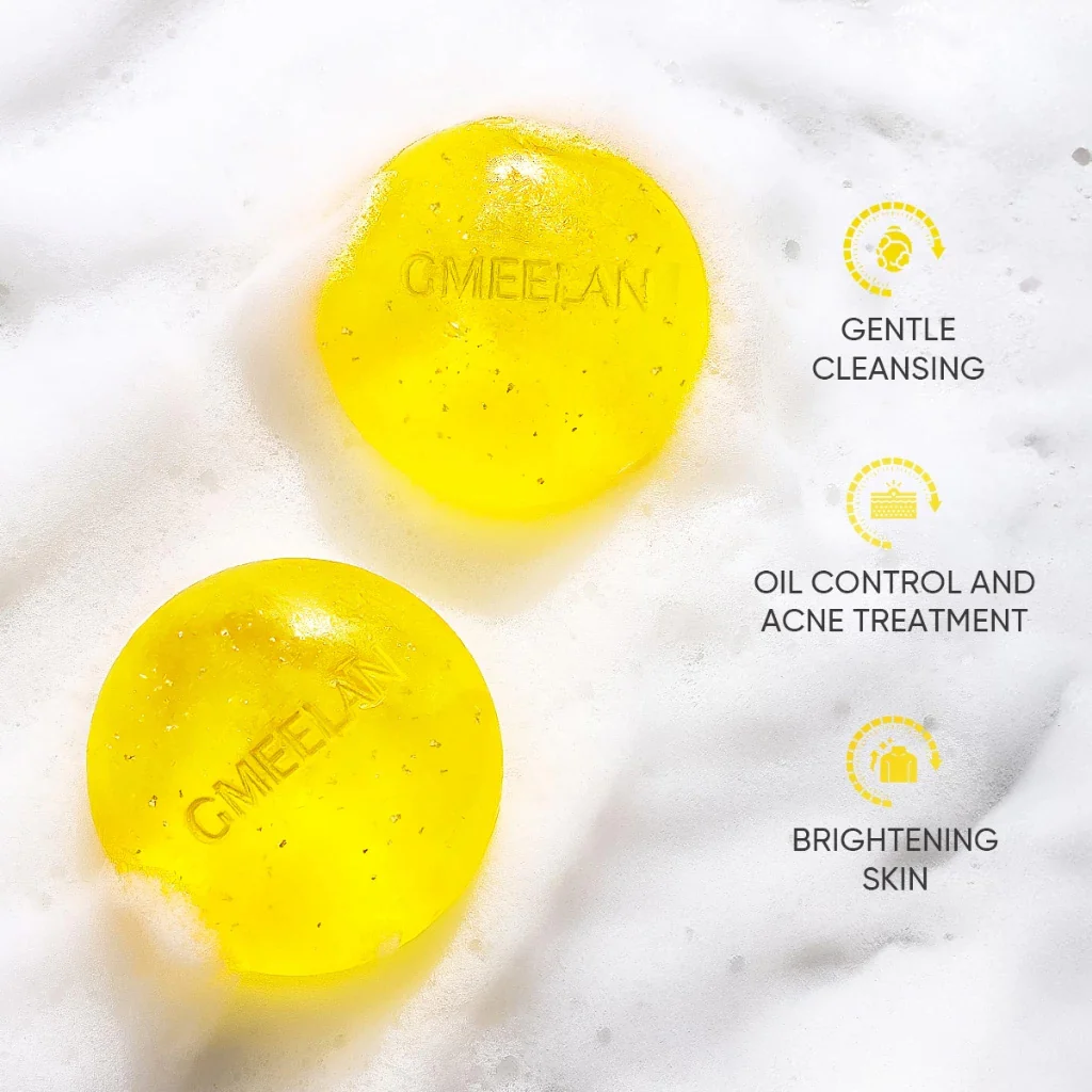 GMEELAN Calendula Gold Brightening Essential Oil Soap 100g - Image 5