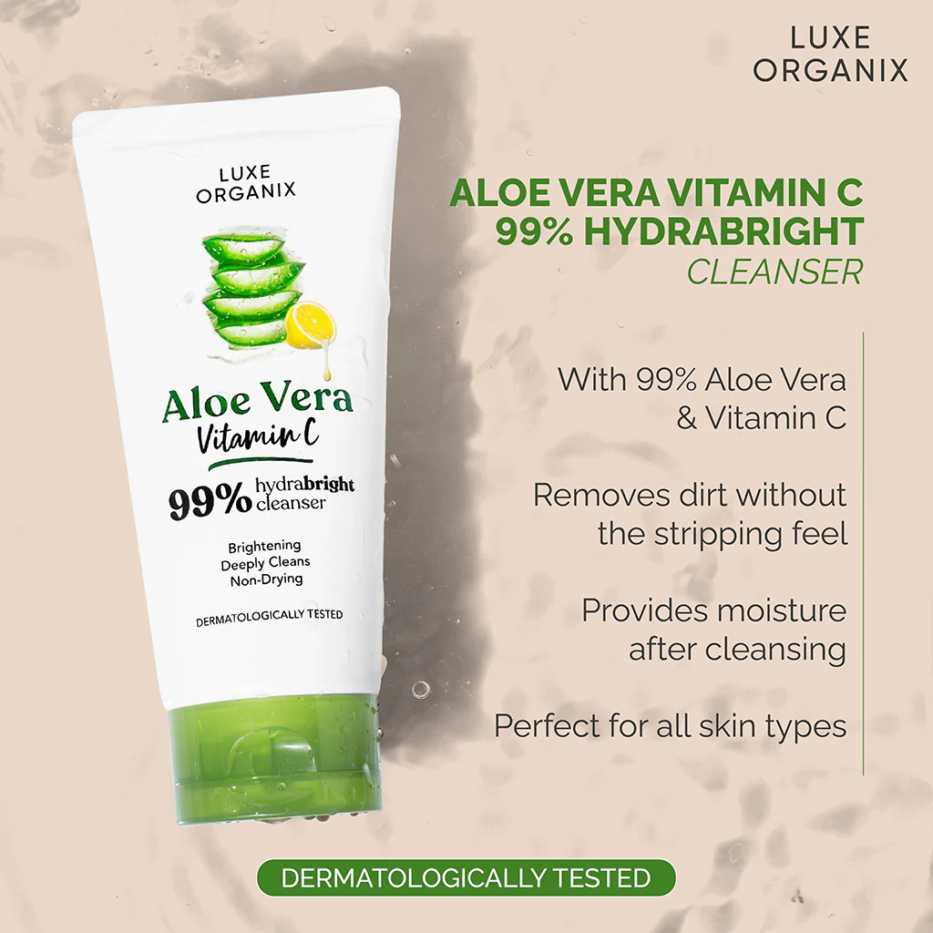 Luxe Organix Aloe Vera Vitamin C Hydrabright Bundle - Image 4