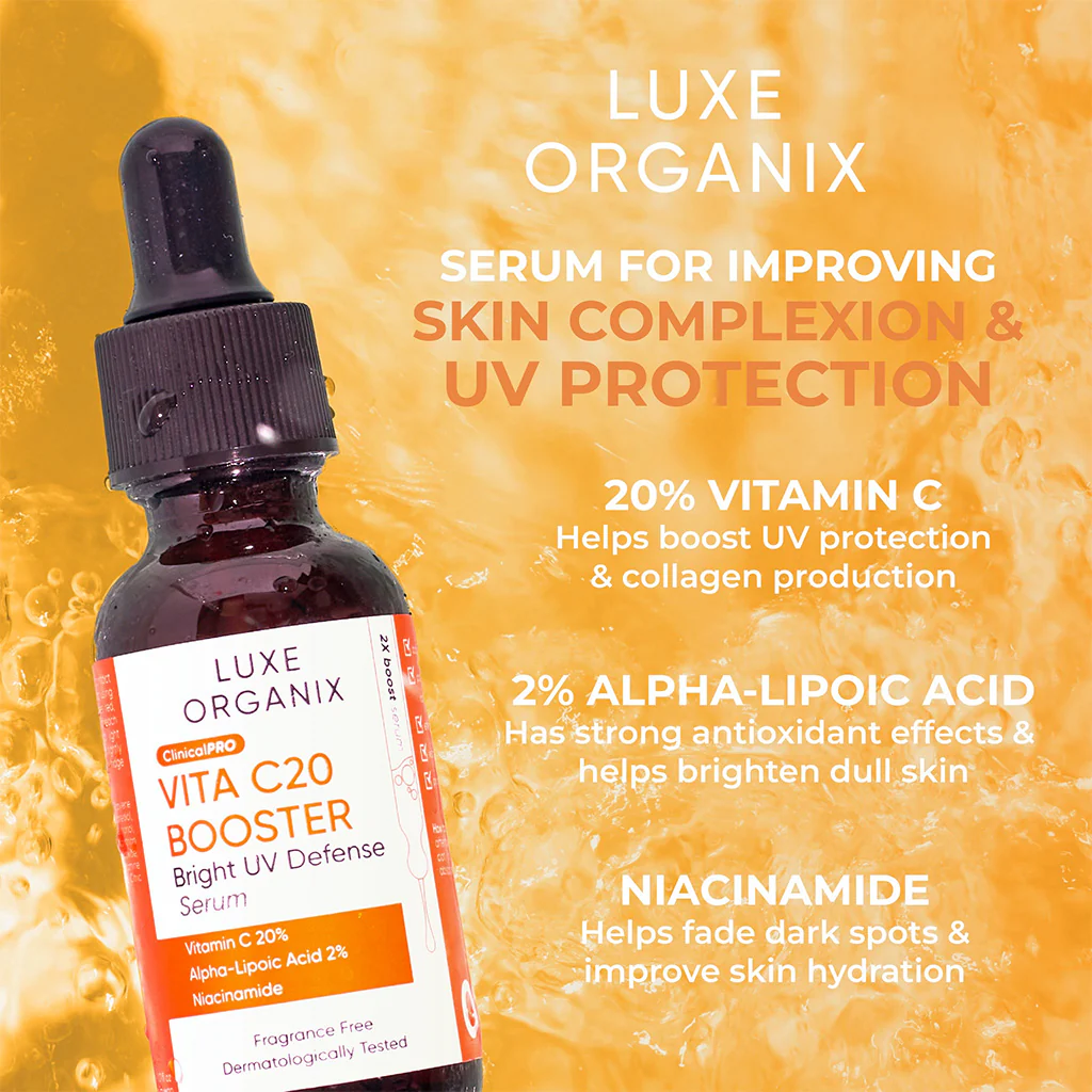 Luxe Organix Clinical Pro Vita C20 Booster Serum 30ml - Image 3