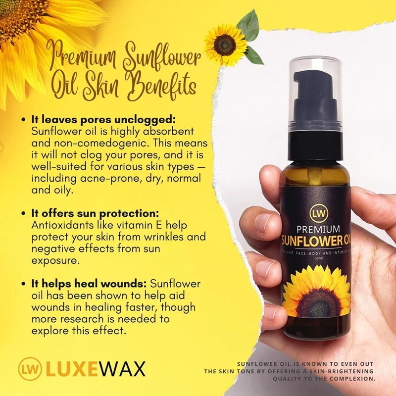 Luxewax Organic Sunflower Oil - Image 3