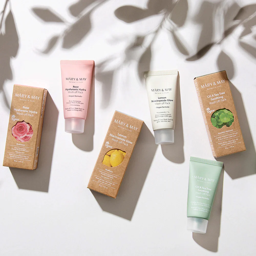 Mary&May Vegan Wash Off Mask Mini Gift Set - Image 5
