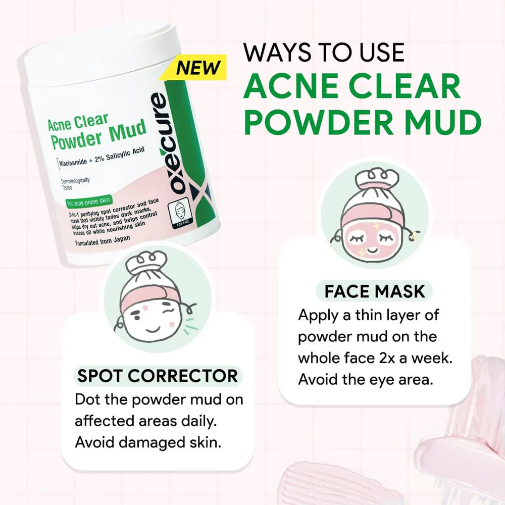 Oxecure Acne Clear Powder Mud 50g - Image 3