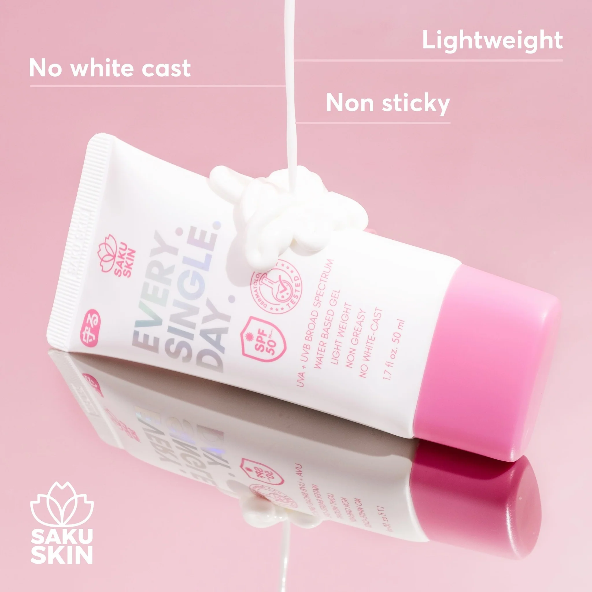 Saku Skin Every Single Day Sunscreen 50ml - Image 2