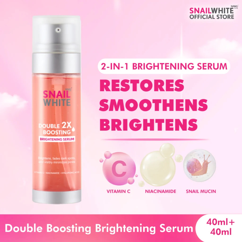SNAILWHITE Double Boosting Brightening Serum - Image 4