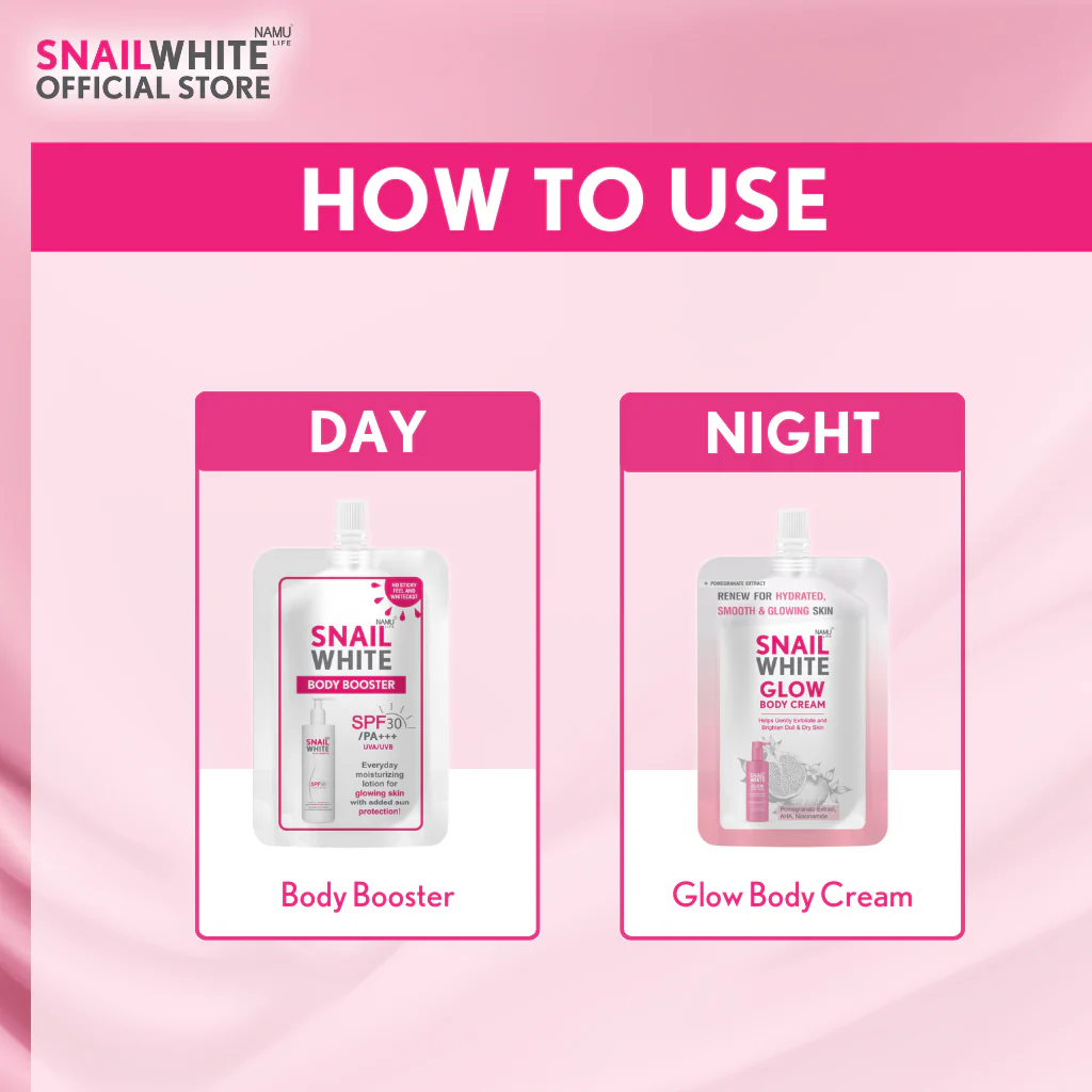 SNAILWHITE Glow Body Cream 30ml - Image 3