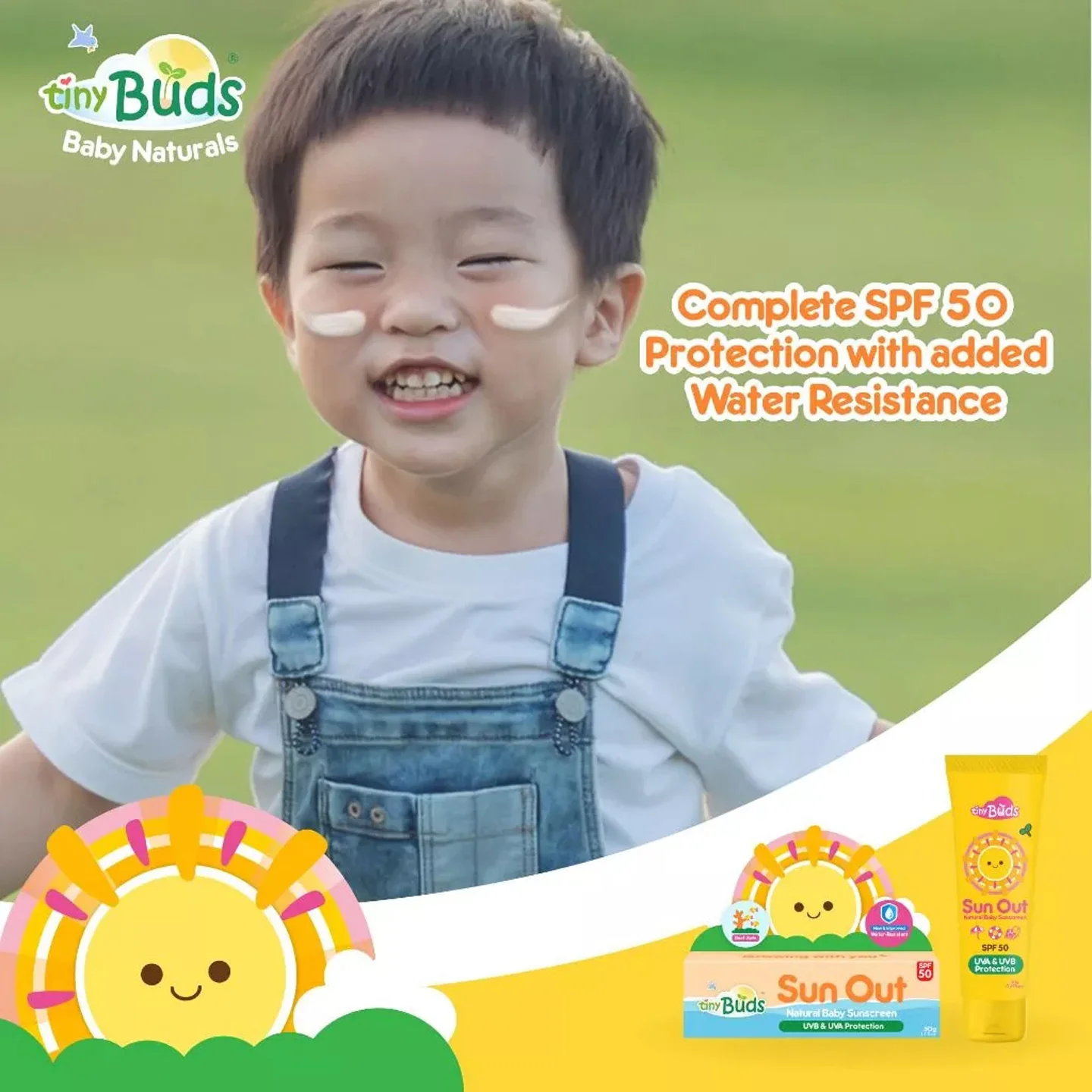 Tiny Buds Sun Out Natural Baby Sunscreen SPF 50 - Image 4